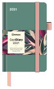 Sage Green 2021 - Diary - Buchkalender - Taschenkalender - 9x14