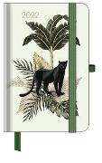 GreenLine Diary Jungle 2022 - Buchkalender - Taschenkalender - 10x15