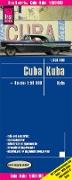 Reise Know-How Landkarte Kuba / Cuba (1:650.000) mit Havanna (1:50.000). 1:650'000